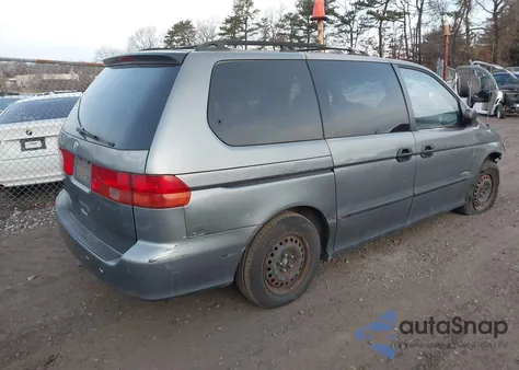 2000 Honda Odyssey Lx z USA, uszkodzony, nr VIN 2HKRL1854YH586494